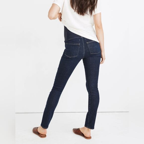 MADEWELL Maternity Over-the-Belly Skinny Jeans In Orland Wash Size 29 - Picture 5 of 9